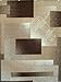 Generations Contemporary Brown & Beige Modern Squares Area Rug