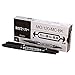 Felt Tip Pens - Dual tips 1.0mm&0.5mm fine medium 10pcs color pen marker multifunctional pigment liner ink pen fiber tipped sketch drawing archival sign pens (Black-10pcs)