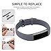 iGK For Fitbit Alta Bands and Fitbit Alta HR Bands, Newest Adjustable Sport Strap Replacement Bands for Fitbit Alta and Fitbit Alta HR Smartwatch Fitness Wristbands Grey Small