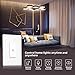 Smart Light Switch,Ankuoo 15A Smart WiFi Light Switch with Remote Control and Timer, Works with Alexa, Google Home, No Hub Required, Easy and Safe Installation, ETL and FCC Listed. (1pack)