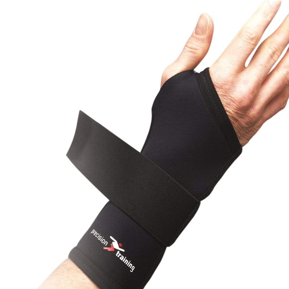 Precision Training Neoprene Wrist Support - Black/Red, Small