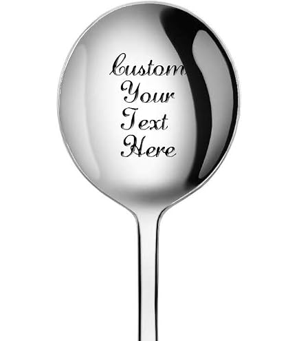 Funny 'No Soup For You' Engraved Spoon, 7 Inch Stainless Steel, Seinfeld Quote Novelty Gift - View #10