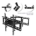 Sunydeal Curved TV Wall Mount Bracket for Most 30-70 Inch Curved TV and Flat Screen with Full Motion Articulating Swivel Arm up to VESA 600x400mm and 121LBS