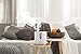 BONECO U300 Large Room Whisper Quiet Cool Mist Ultrasonic Humidifier with 2 in 1 Water Filter, Low Level Indicator Light, and Auto Shutoff, White