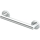 Gatco 960 Glam Grab Bar, Chrome, 12-inch/ADA Compliant Safety Stainless Steel Grab Bar for Bathroom