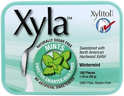 Xylitol USA - Xyla Naturally Sugar Free Mints Wintermint - 100 Piece(s) by Xyla
