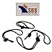 SBS - Leash String Cord for Surfboard, Longboard and SUP - 4 Pack (Black)