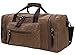 Large Capacity Canvas Unisex Travel Duffel Bag Shoulder Handbag Weekend Bag w/ Strap