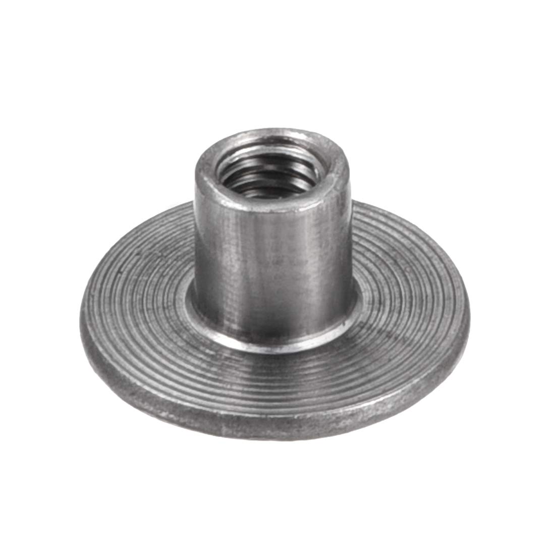 sourcing map M4x15x1.1mm Tee Nut Carbon Steel T-Nut Mounting Hardware Fitting Fastener Through Hole Flange Insert Female Thread 30Pcs