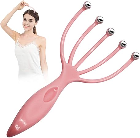 Amazon Co Jp ヘッドマッサージャー ツボ刺激 頭皮マッサージ器 五ジョーボール マニュアルスクラッチ ヘッドグラバー 血行不良に 疲れやストレス解消 居眠り防止 Diy 工具 ガーデン