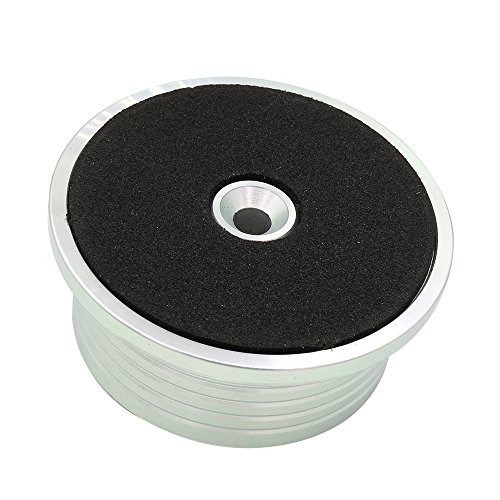 Viborg 50HZ 3 in 1 Record Clamp LP Disc Stabilizer Turntable Silver for Vibration Balanced