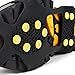 Ice Grips, EONPOW Ice & Snow Grips Cleat Over Shoe/Boot Traction Cleat Rubber Spikes Anti Slip 10 Steel Studs Crampons Slip-on Stretch Footwear (XL:5Pack)