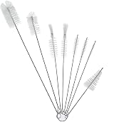 ZHIYE 8 Pcs Pipe Cleaning Brushes Set Long Nylon Drinking Straws Cleaner Bottle view 1