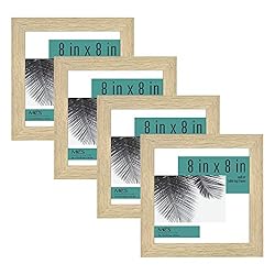 MCS Studio Gallery Frame, Natural Woodgrain, 8 x 8