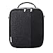 Lunch Bag KOSOX Original Thermal Insulated Oxford Lunch Box, Waterproof Cooler Tote for Women Men Diet Management Travel Picnic School (Black Gray)