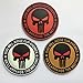 SpaceAuto 3D PVC Rubber God Will Judge Our Enemies We'll Arrange the Meetings Punisher Tactical Morale Badge Emblem Patch Sized 3.15
