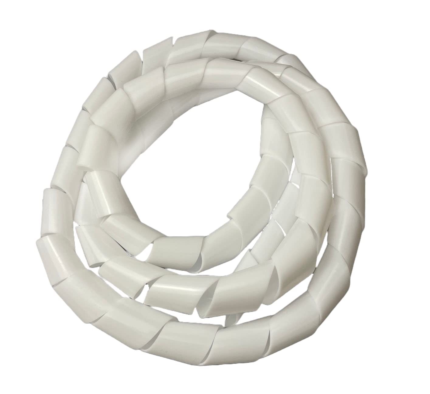 On1shelf® Cable Tidy Spiral Wrap, White- 19mm (2m)