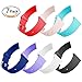 GHIJKL For Fitbit Blaze Slim Bands 7 Pack, TPU Replacement Sport Strap for Fitbit Blaze Smart Fitness Watch, Large Small