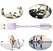 M.owstoni 3pcs 10ft Lightning Cable Nylon Braided Charging Cable Extra Long USB Cord for iphone 7,7 plus iphone 6s,6s plus,6plus,6,5s 5c 5,iPad Mini, Air,iPad5,iPod 7on iOS9.(Purple)
