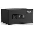 AEGIS 1.2 Cubic Feet Cabinet Safe Box with Digital Password & Keys Electronic Security RV Safe Box Money Lock Box for Home Hotel Office Business Jewelry Gun Cash