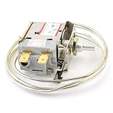 SODIAL(R) AC 250V 6A 2 Pin Terminals Freezer Refrigerator Thermostat
