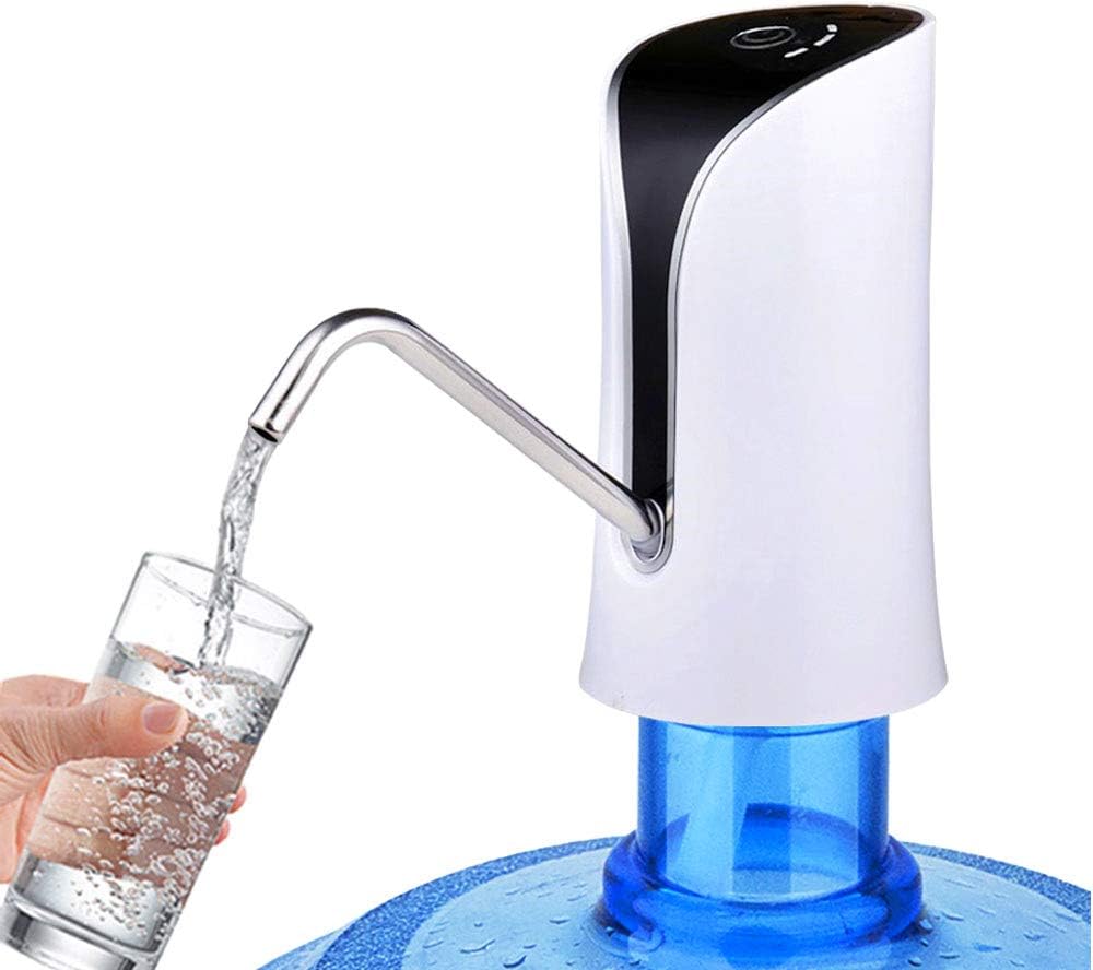 Feeliy Automatic Drinking Water Pump,Electric Universal Gallon Water Bottle Pump Dispenser Switch Adapter (A1)