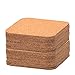 Thirsty Rhino Tiku, Slim Cork Coaster, Natural Cork Finish, Set of 20 (Square)