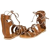 Women's Fashion Jenna Lace Up Gladiator Sandal (See More Colors/Sizes)