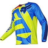 Fox Racing 180 Nirv Men's Off-Road Motorcycle Jerseys - Yellow/Blue