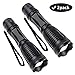 AOMEES Rechargeable Flashlight 10000 High Lumen, Super Bright LED Tactical Flashlight with Battery, Power Indicator, 5 Modes, Zoomable, Waterproof, XHP50 Flashlight for Camping