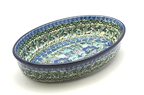Click Here to See More Images Polish Pottery Baker - Oval - Medium - Unikat Signature U4520