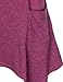 Tunic Top for Leggings for Women,Timeson Elbow Sleeve V-Neck Asymmetrical Hem Tunics Irregular Maternity Top with Pockets Purple Red XX-Large