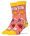 Oooh Yeah Socks ! - Mens Crew - Orange You Glad
