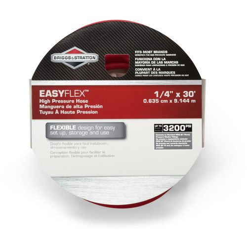 Briggs & Stratton 6363 EASYflex High Pressure Replacement Hose, 1/4" x 30'