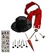 StarJoy Snowman Decorating Kit - Winter Holiday Outdoor Fun Toys for Kids - Christmas Gift[13 Pieces and Christmas Sticker]