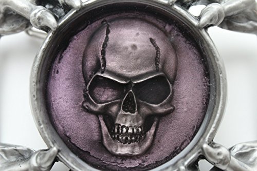 TFJ Men Women 3D Fashion Strong Belt Buckle Silver Heavy Metal Skull Eagle Claws