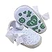 DZT1968® Baby Girl Handmade Knit Cloth Soft Sole Prewalker Shoes Socks With Bowknot (M(6~12 Months), White)