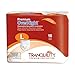 Tranquility Premium Overnight Disposable Absorbent Underwear (DAU) - LG - 16 ct, White primary