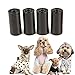 Dog Waste Bags Pet Poop Bags Mutt Refill Rolls Strong Poo Bags with Dispenser Holder Clean Supplies -24 Rolls/360 Bags(Black)