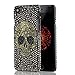 iPhone 7 Case, New Fashion 4.7-Inch Handmade Bling Rhinestone Diamond Crystal Skull Hard Case for Apple iPhone 7- Black