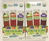 Stretch Island Organic Fruit Leather Strips, Assorted Flavors, 36 strips/box (Pack of 2)