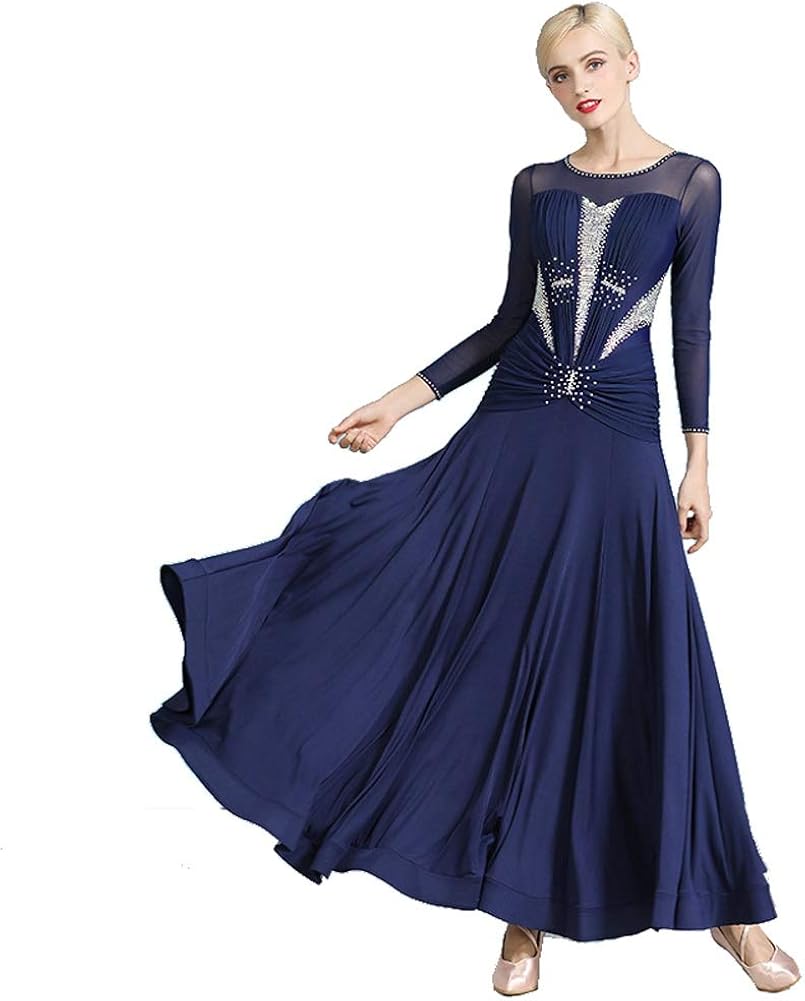 Abito Da Donna Autunno-primavera Abito Girocollo In Rete Trasparente - Foto 4