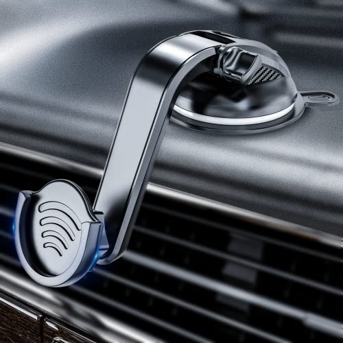 pop-tech Suction Cup Phone Holder for Socket Users, Dashboard Car