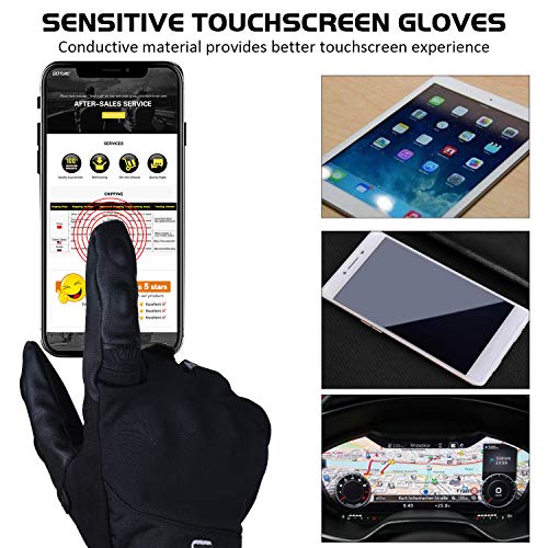 Winter Motorcycle Gloves Waterproof Touch Screen ATV UTV Scooter Riding XXL
