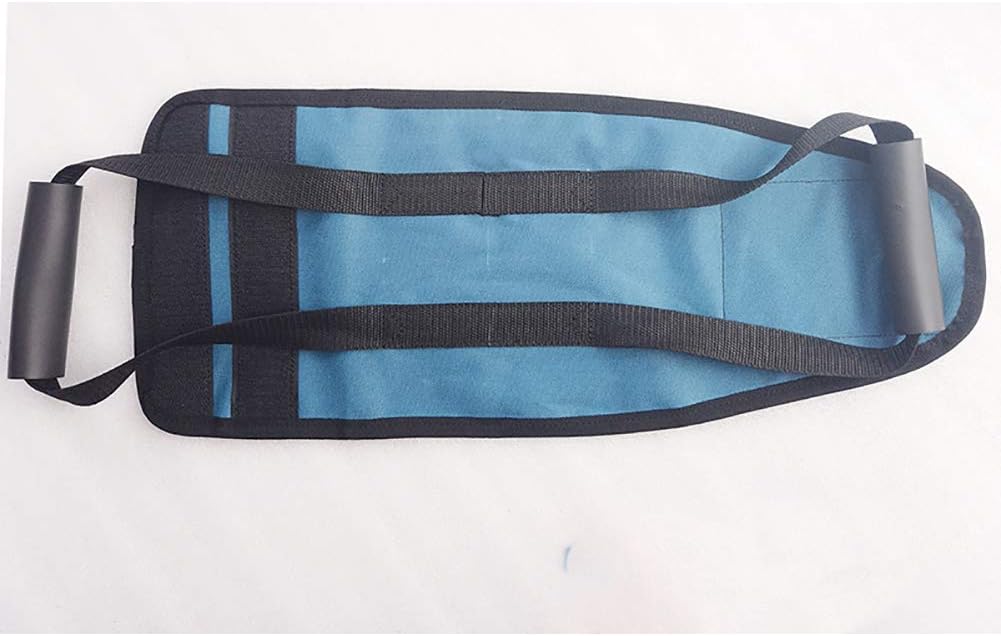Fushida Leg Lifter Strap with Double Handles,Medical Transfer Pad for Legs,Rigid Foot Lifter & Hand Grip for Lifting,Transferring and Turning(FYH404) (Blue, Rail): Health & Personal Care