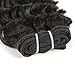 Fine Plus 7a Remy Virgin Brazilian Deep Wave Human Hair Extensions Pack of 4 Unprocessed Deep Wave Weave 50g/pc Total 200g Natural Color