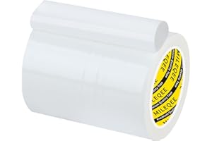 MILEQEE Window Weather Stripping Door Seal Tape White, 2.76in x 33FT, Automotive Weatherstrip Adhesive Seal Strip for Car Auto Trunk, Weatherproof Gap Sealing Sealer Draft Blocker, Windproof