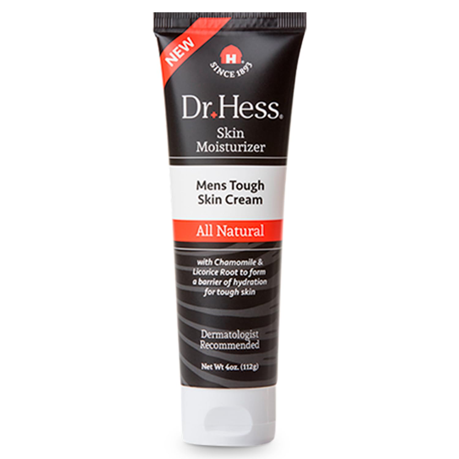 Dr. Hess Skin Moisturizer - Mens Tough Skin Cream For Men 4 oz Cream