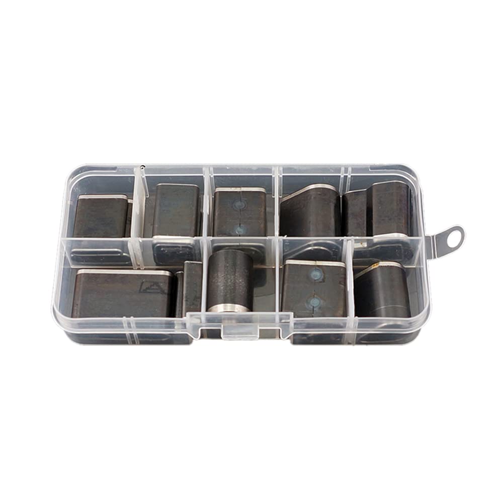 Tiardey 24pcs Leather Craft Punch Hole DIY Tool Set for Shape Hollow Cutter Handmade