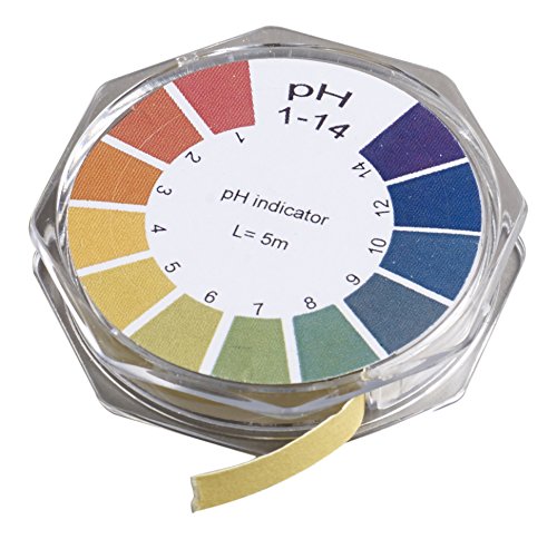 Camlab 1171259 Universal Indicator Paper Refill Reel, pH 1-14, 7 mm x 5 m